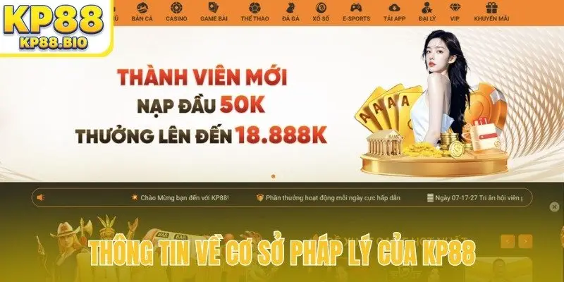 Thông tin về cơ sở pháp lý của KP88